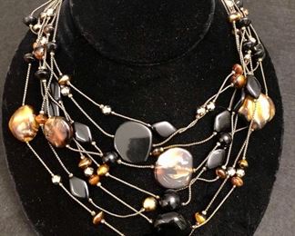 Item 112:  Multistrand necklace:  $28