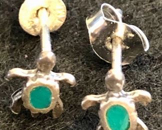 Item 126:  Turtle earrings:  $12
