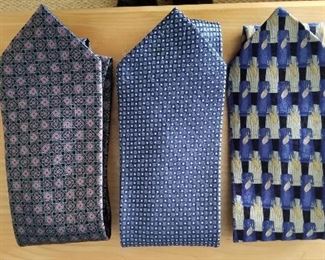 Item 302:  (3) Zegna ties:  $35 for 3
