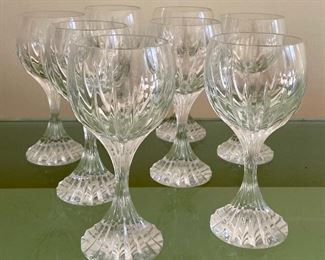 Baccarat Massena Clarets (8): $300