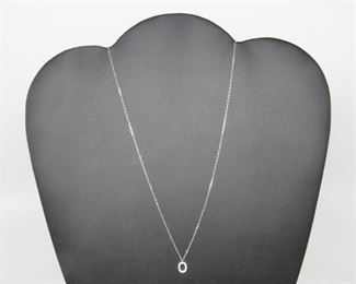 Stone: White Sapphire
Type: Necklace
Metal: Sterling Silver