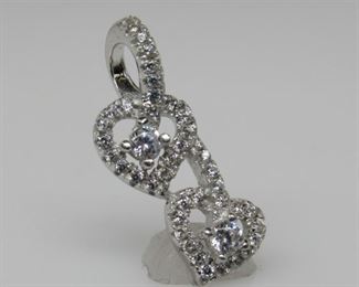 Stone: White Sapphire
Type: Pendant
Metal: Sterling Silver