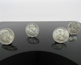 Origin: US
Denomination UNC Silver Franklin
Series: Half Dollars (4x the Bid)