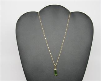 Stone: Maine Tourmaline
Type: Necklace
Metal: 14k Gold
Located in: Chattanooga, TN