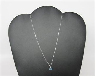 Stone: Blue Swirl Opal
Type: Necklace
Metal: Sterling Silver
Located in: Chattanooga, TN **Sold As-Is Where Is**