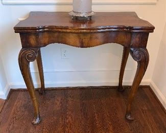 Antique game table in great condition 1'4"d x 2'8"x2'6"