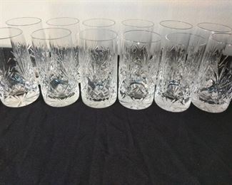 12 highball Crystal tumbler