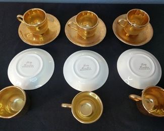 Lady Hamilton warranted 22k tea set