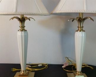Lenox lighting by quoizel 30 in white porcelain table lamps