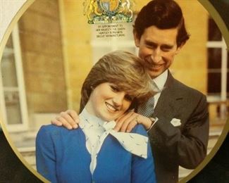 Seller Round tin features iconic casual engagement photo of H.R.H. Prince Charles and the future Princess Diana