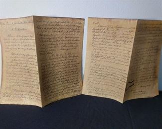 The Emancipation Proclamation 1863 authentic reproduction on antique parchment