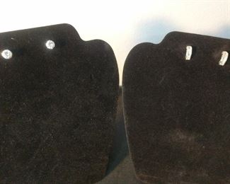 two pair of earrings