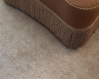 Silk rug, ottoman not available