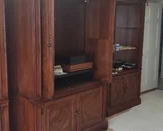 Thomasville entertainment center, display unit