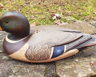 DU St. Lawrence River carved duck