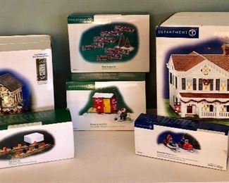 Several Department 56 Buildings and Accessories