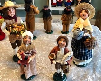 Byers Choice Carolers, Thanksgiving, Native Americans and More