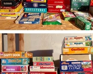 Lots of Board Games and Puzzles