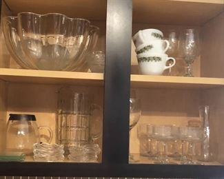 Kitchen Items, Punch Bowl & Cups