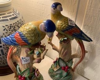 #145	(2) Parrots  Chelsea House  sold as a pair	 $20.00 
