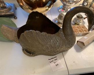 #151	Brass Swan-19" Long	 $55.00 
