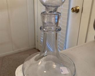 #158	Clear Red Wine Decanter	 $25.00 
