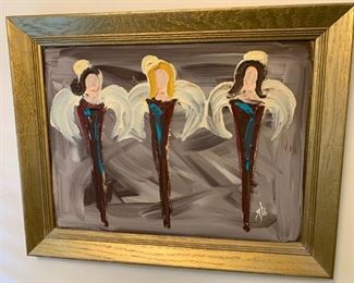 #181	Acrylic of Angels painted by Georgie Bragg	 $40.00 
