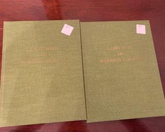 #196	bh	(2) sign books by Sarah fisk Long ago in Madison County	 $20.00 
