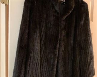 #28	Black Mink Parisians  Size 8	 $200.00 
