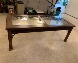 #66	Wood/Glass Coffee Table 46x20x16	 $30.00 
