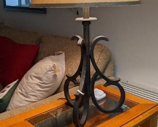 Wrought iron lamp $65