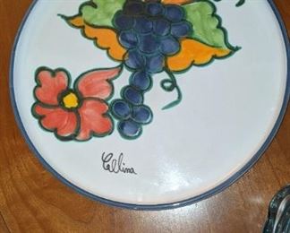 Ceramic grape dish $20