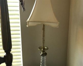2 matching side lamps, 35" tall, $40 for the pair