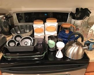 Lots of cooking and baking items!