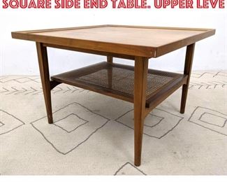 Lot 2017 DECLARATION by DREXEL Square Side End Table. Upper leve