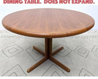 Lot 2021 Danish Modern Teak Dining Table. Does not expand.