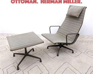 Lot 2068 EAMES Lounge Chair and Ottoman. HERMAN MILLER.