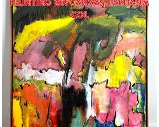 Lot 2075 MARLENE BREMER Acrylic Painting on Canvas. FANTASIA Col