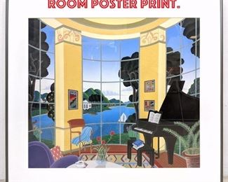 Lot 2077 THOMAS McKNIGHT Music Room Poster Print.