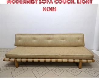 Lot 2102 ROBSJOHN GIBBINGS Long Modernist Sofa Couch. Light hori