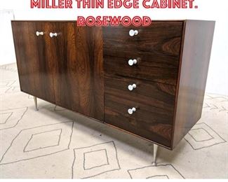 Lot 2117 GEORGE NELSON Herman Miller Thin Edge Cabinet. Rosewood