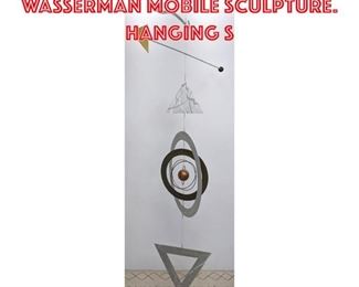 Lot 2160 Extra Large MYRON WASSERMAN Mobile Sculpture. Hanging s