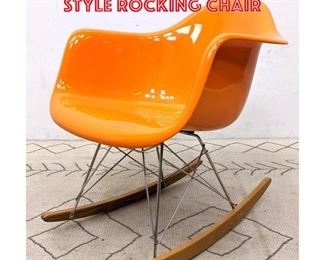 Lot 2171 Contemporary Eames Style Rocking Chair