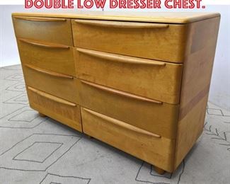 Lot 2204 Heywood Wakefield Double Low Dresser Chest.