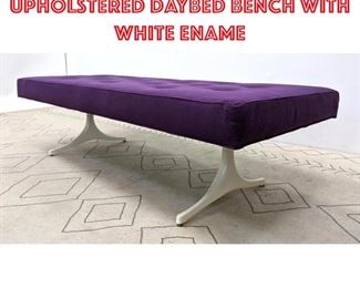 Lot 2236 HERMAN MILLER Upholstered Daybed Bench with White ename