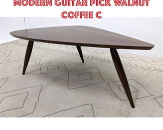 Lot 2237 PHILLIP POWELL Style Modern Guitar Pick Walnut Coffee C