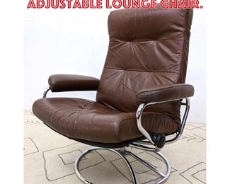 Lot 2243 EKORNES Stressless Adjustable Lounge Chair.