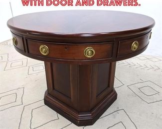 Lot 2245 Occasional Center Table with Door and Drawers.