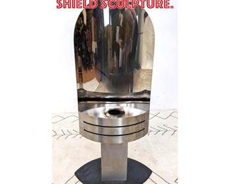 Lot 2279 Stainless Steel Flame Shield Sculpture.