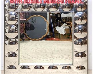 Lot 2285 TURNER Wall Mirror with Bubble Mirror Frame.